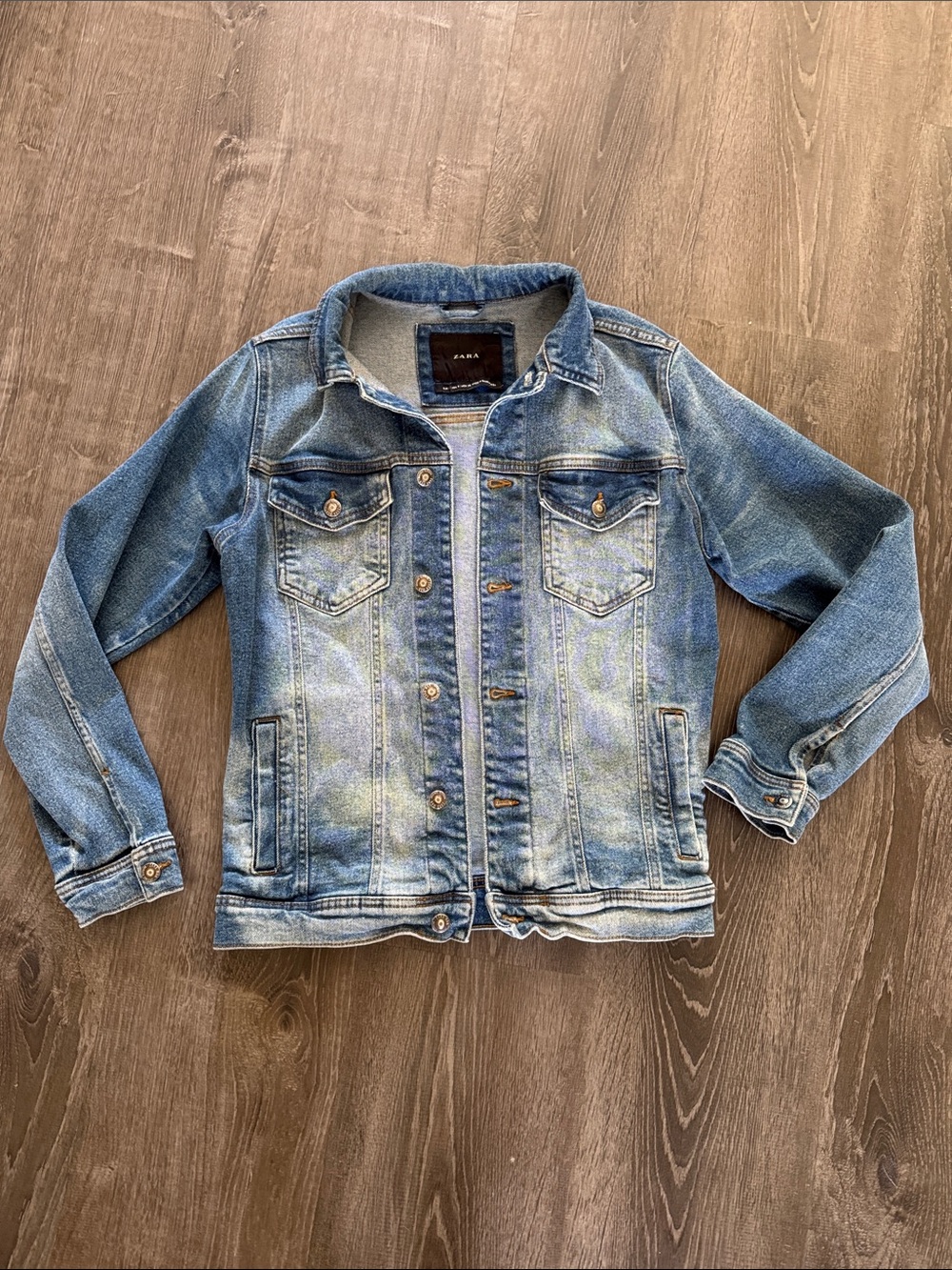 ZARA Women’s Light Blue Denim Jacket